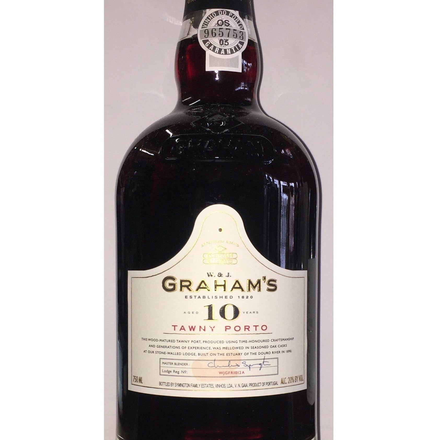 hæk Trafik argument W. and J. Grahams Tawny Porto 10 Year Port Wine 750 ml