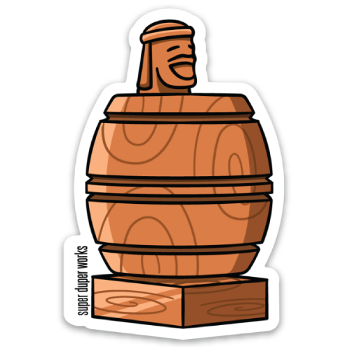 The Barrel Man Sticker – super duper works