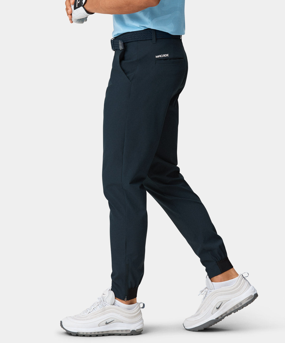 Navy Four-Way Stretch Jogger - Macade Golf product image