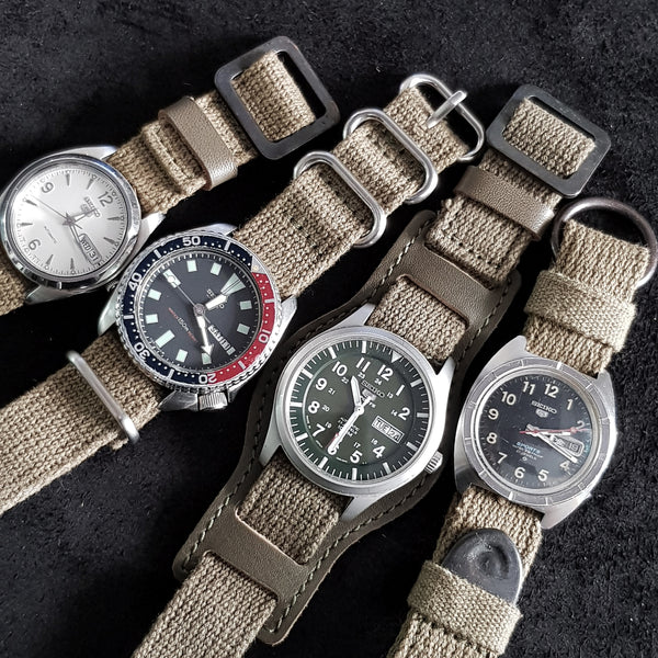 OGL Military Watch Straps with Seiko Watches – Rugged Gentlemen Shoppe