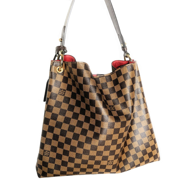 Louis Vuitton Damier Ebene Graceful MM Hobo Bag – The Relux