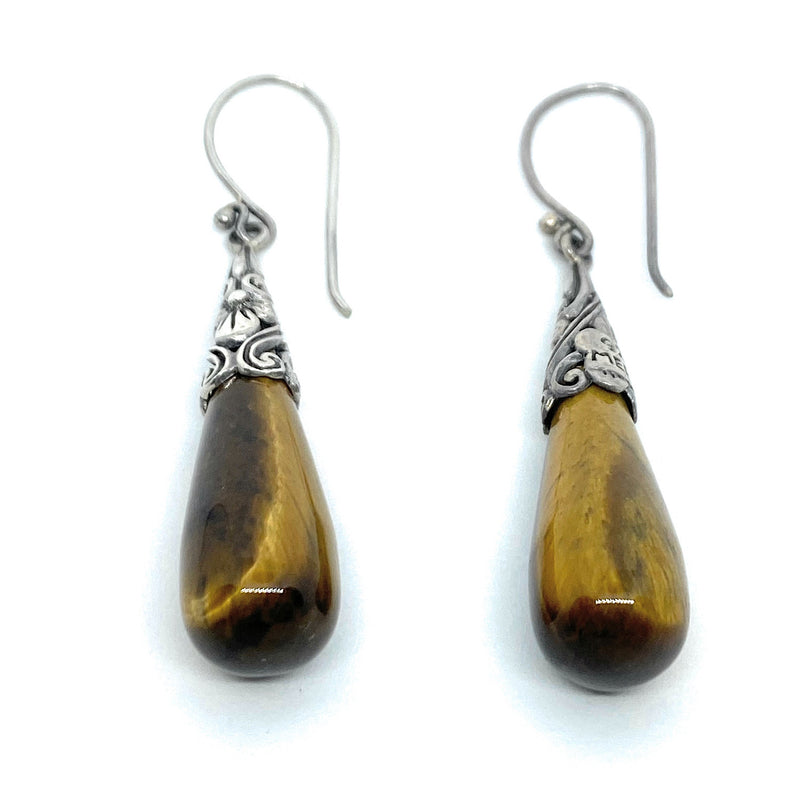 tiger eye stone earrings