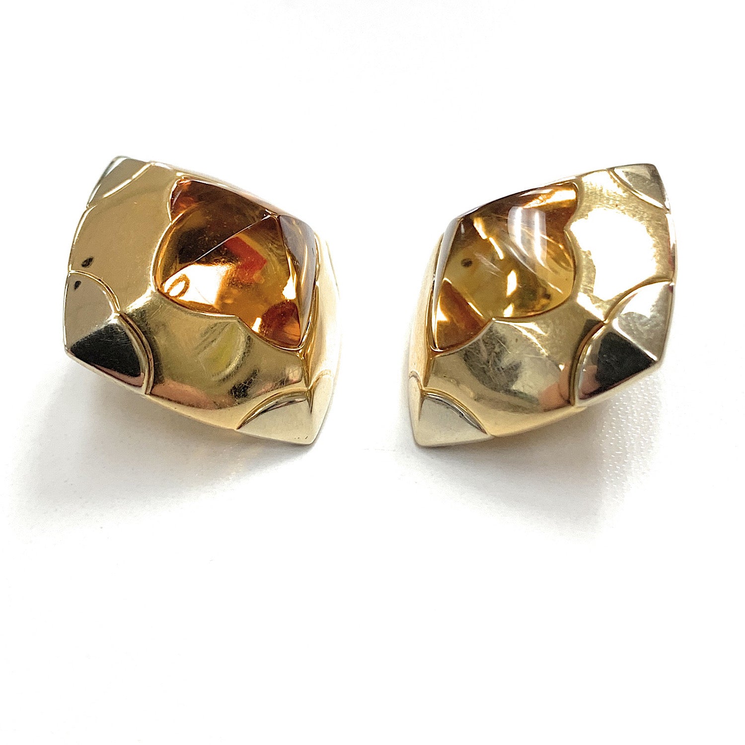 bulgari pyramid earrings