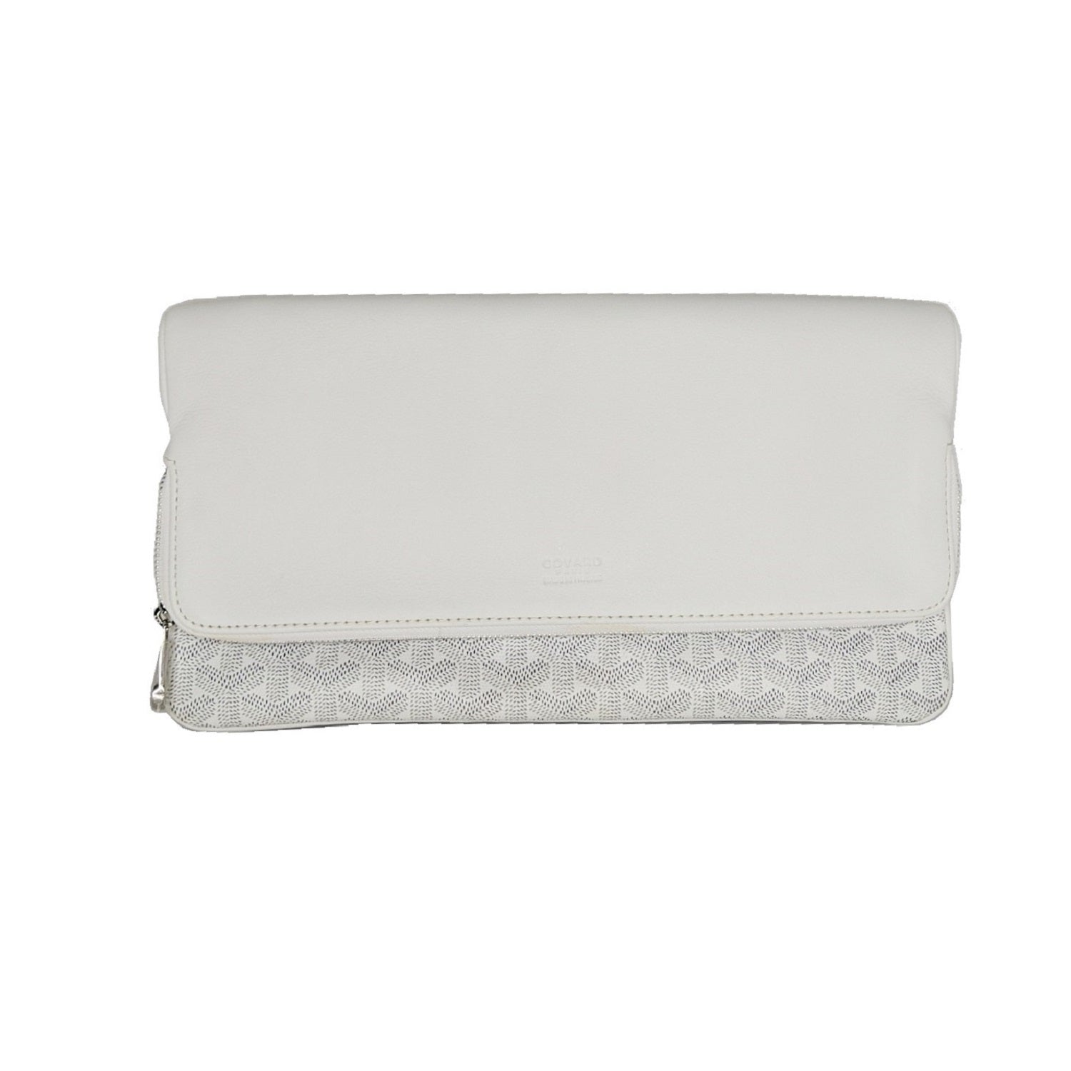 goyard white clutch