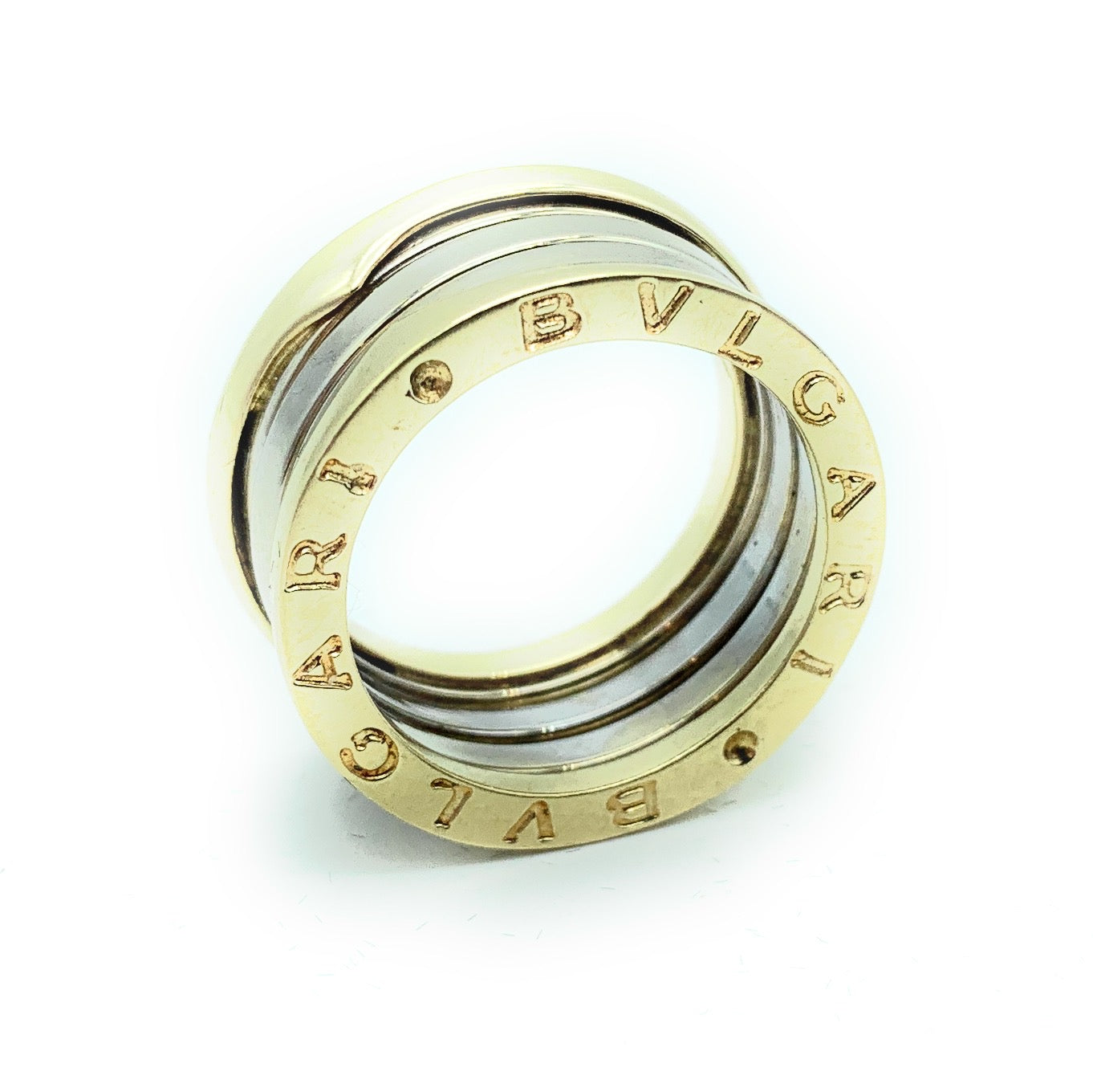 bulgari ring two tone