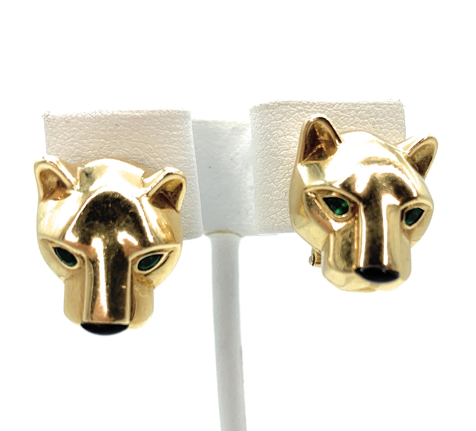 cartier earrings panther