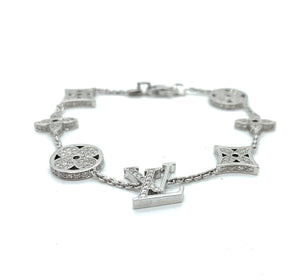 Louis Vuitton MONOGRAM Chain Links Bracelet (M00306, M00305)