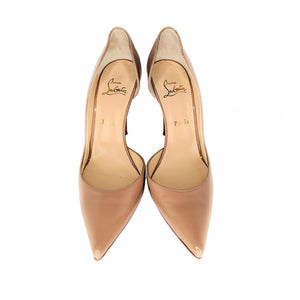 LOUIS VUITTON Monogram Cherie Slingback Pumps 37.5 1200766