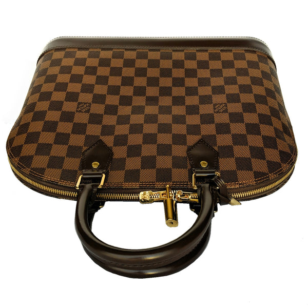 Louis Vuitton Damier Ebene Alma MM Handbag Satchel – The ReLux