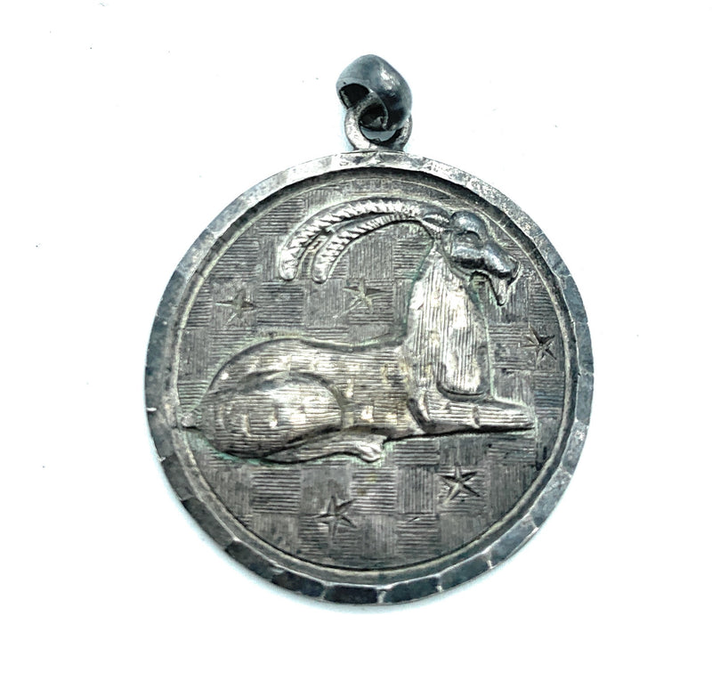 Vintage Sterling Silver Capricorn Zodiac Amulet – The ReLux