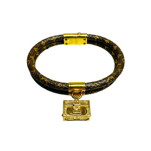 Louis Vuitton Palladium Finish Essential V Supple Bracelet at 1stDibs