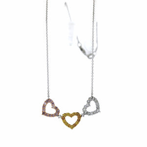 Louis Vuitton 18K White Gold and 0.50ctw Diamond Heart Pendant