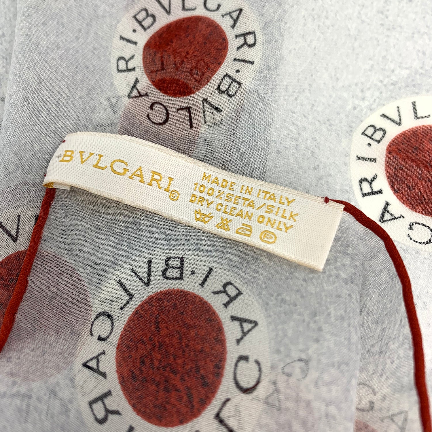 bvlgari silk scarf