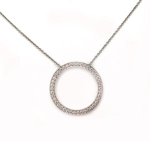 Tiffany & CO. Platinum Diamond & Pink Sapphire Heart Necklace • Alabama  Gold Refinery