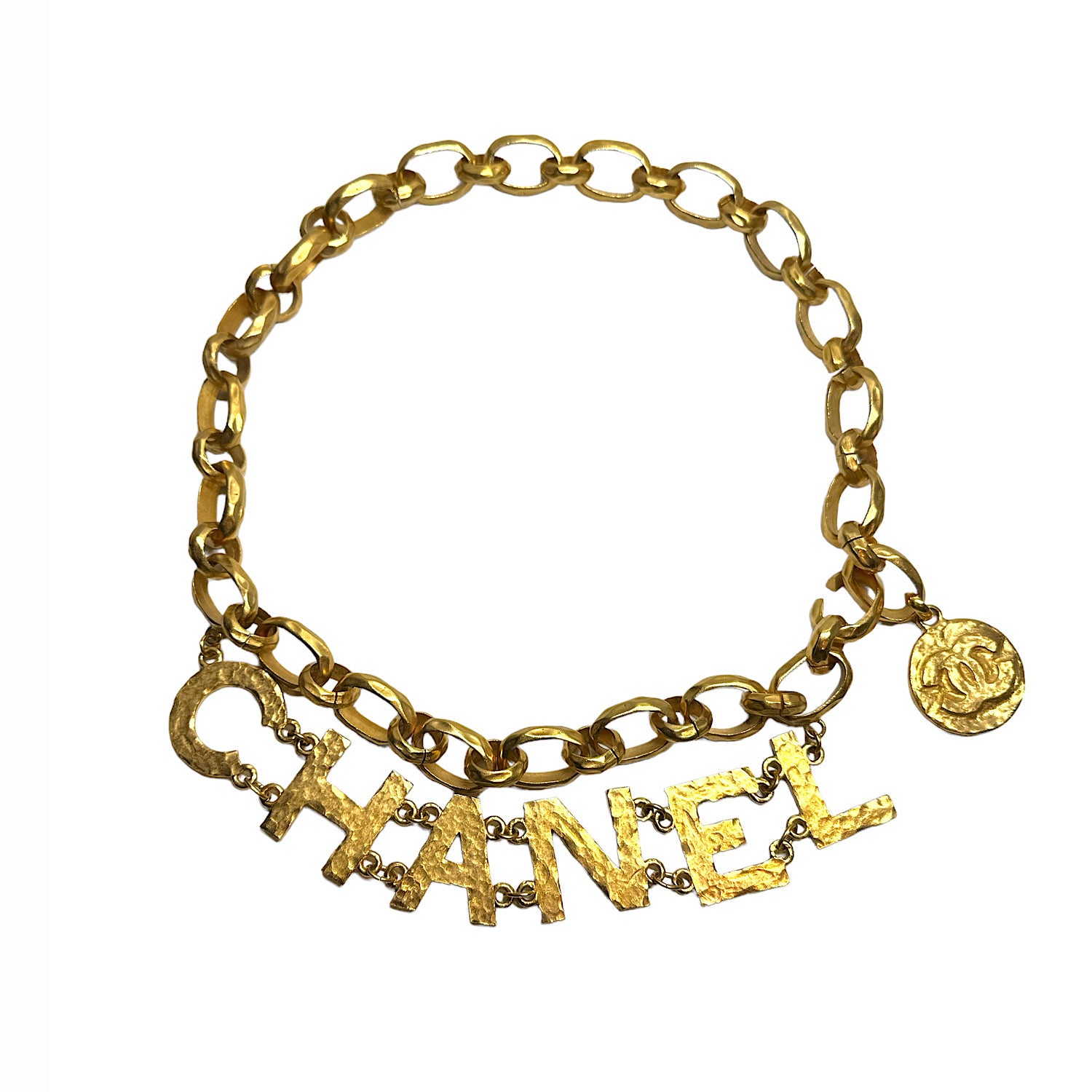 Chanel Letter Charm Belt