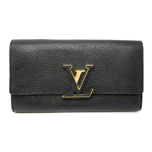 Louis Vuitton LV Vertical Wallet Pebble Taurillon