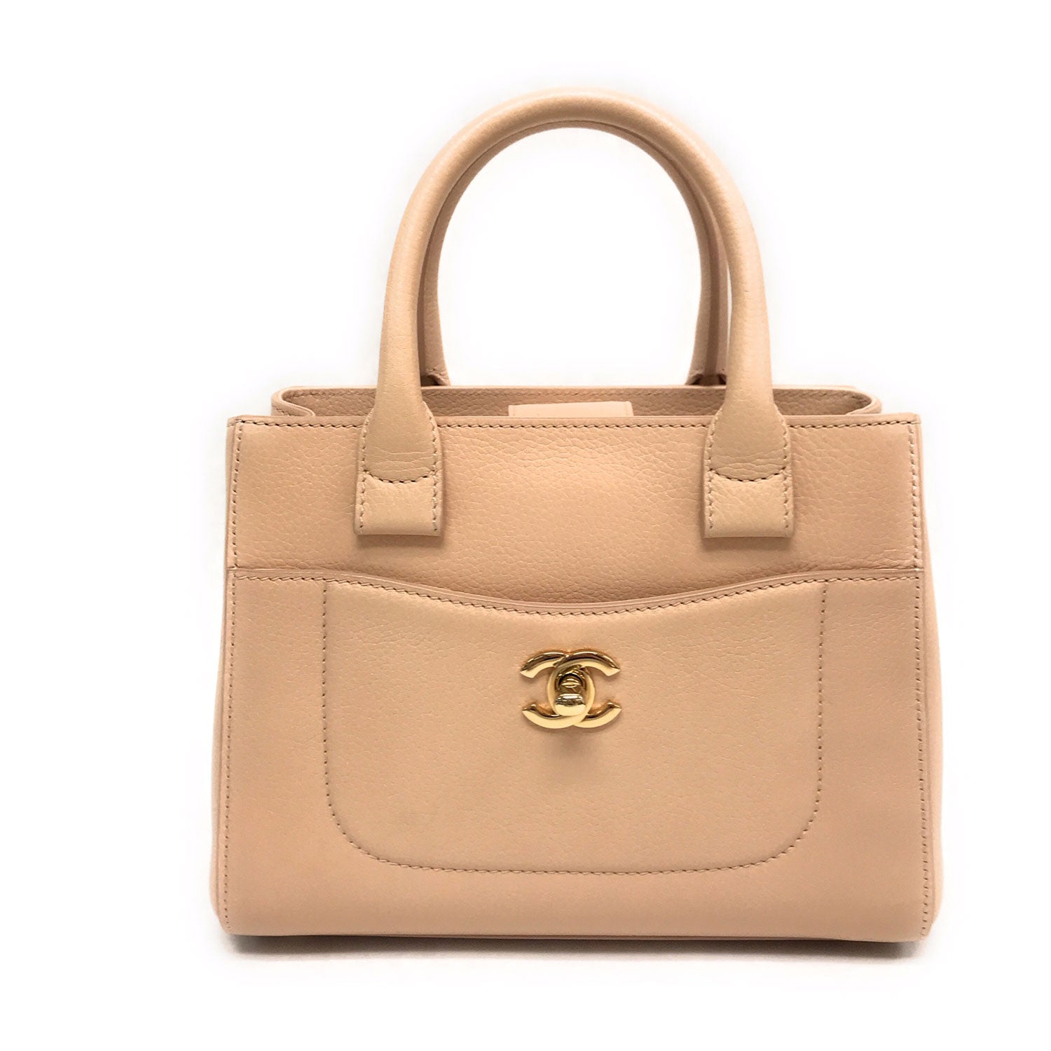 chanel deauville tote white