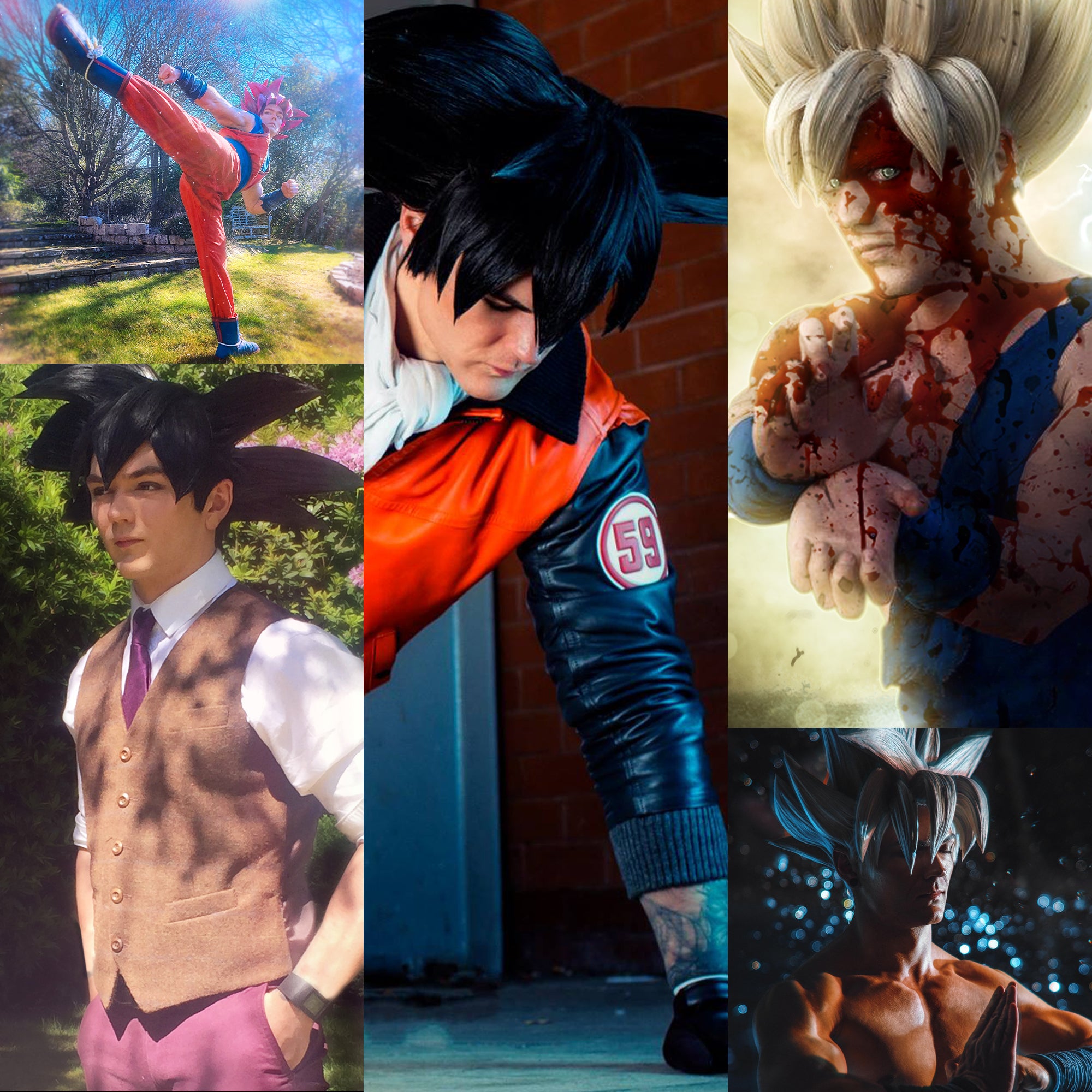 Why is 5/9 goku day? Goku cosplayer from Dragonball explains the meaning behind goku day and how many peoples lives have been touched by goku, including his own, here is a selection of some of his costumes including super saiyan god, battle damaged super saiyan, the suit from the end of Z, and mastered ultra instinct