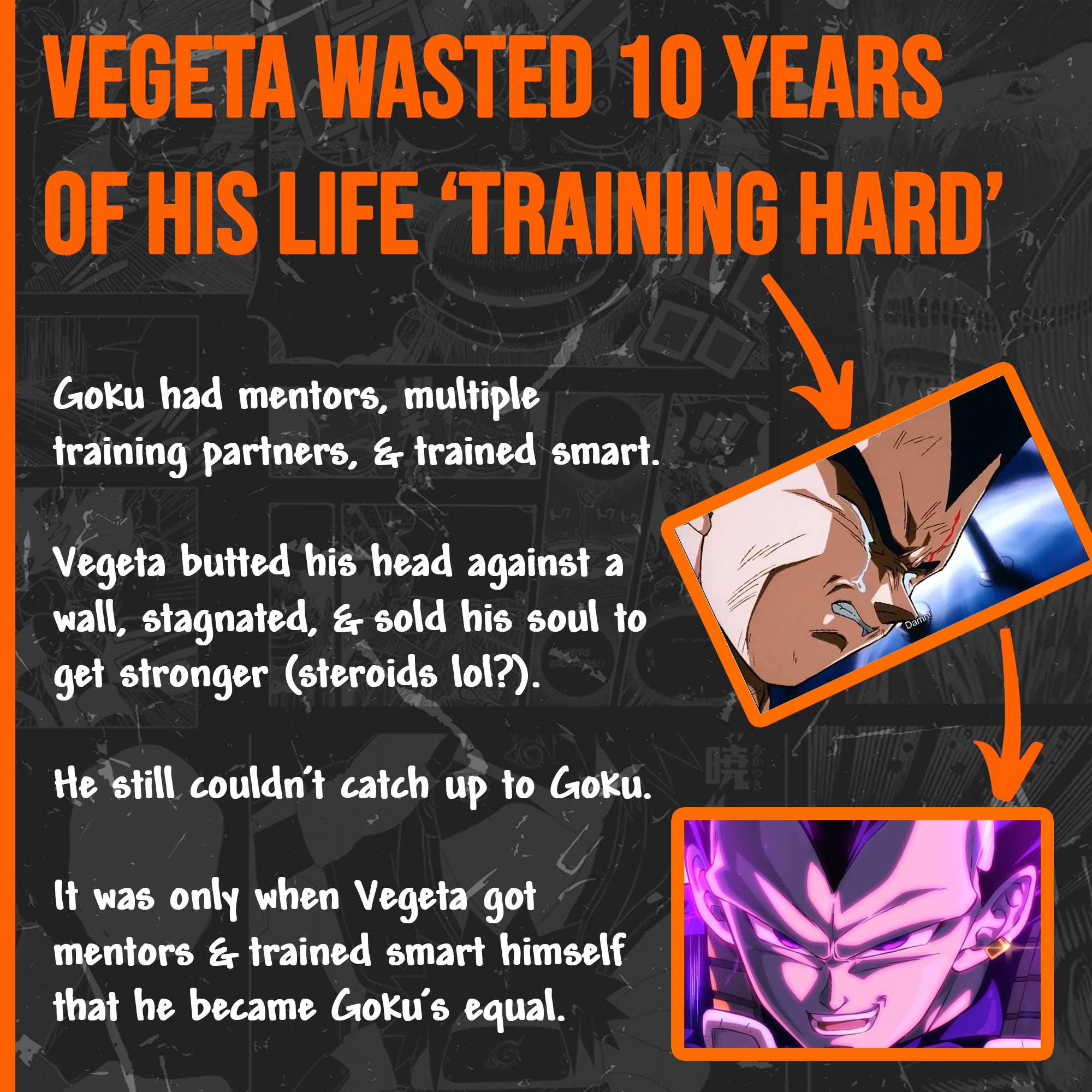 Why Goku is stronger than Vegeta and what you can learn from it