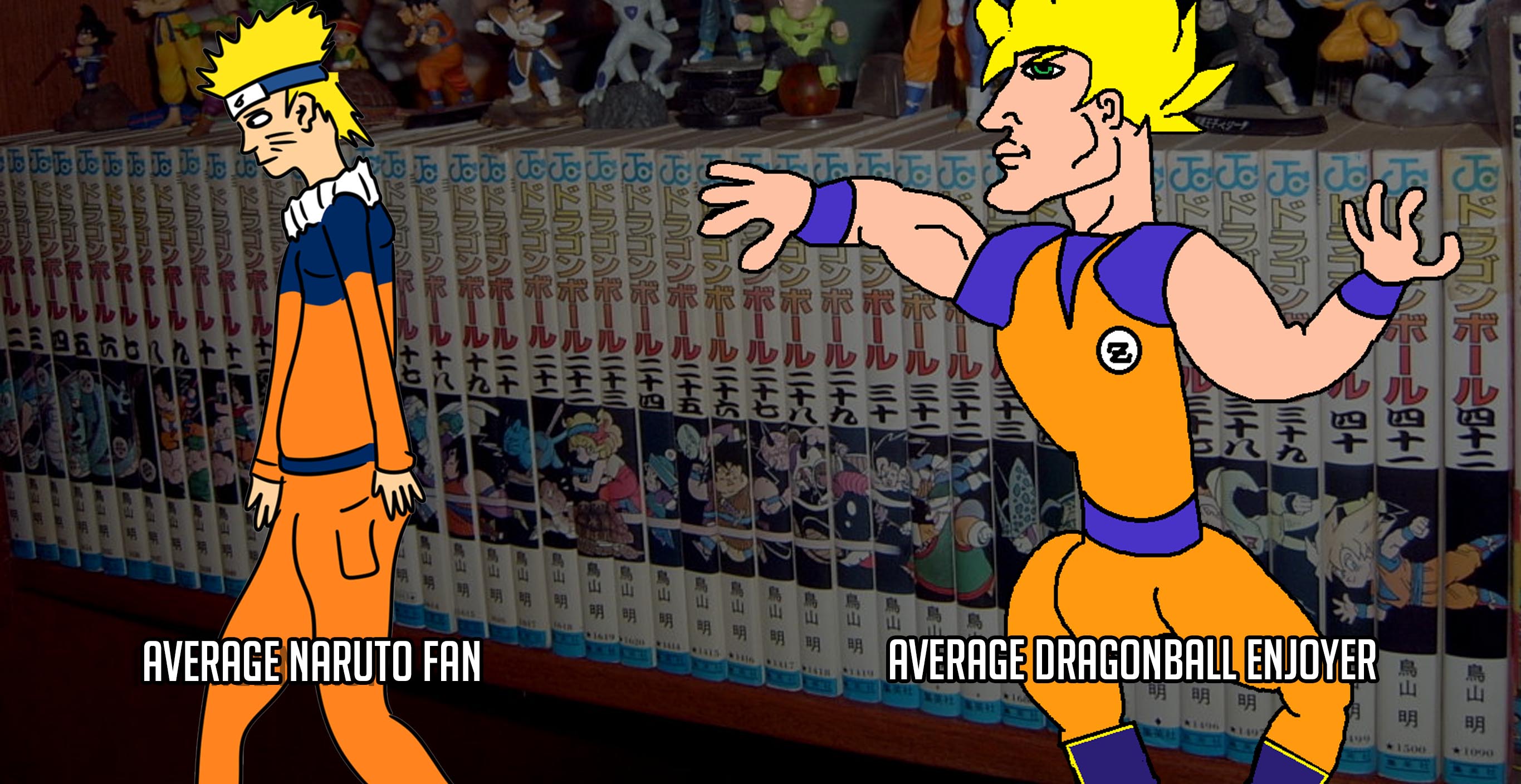 Why lifters love Dragonball: the average Naruto fan vs the chad dragonball enjoyer