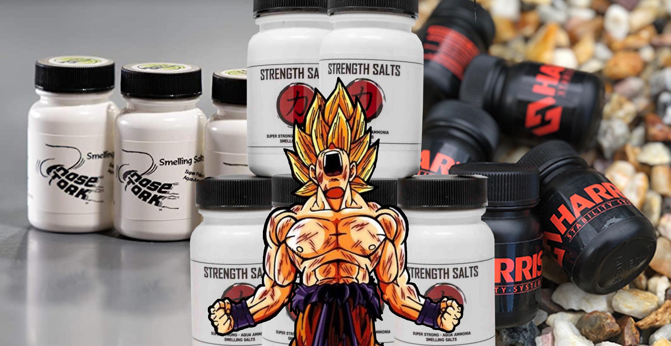 Smelling salts give you the Saiyan strength of an anime character