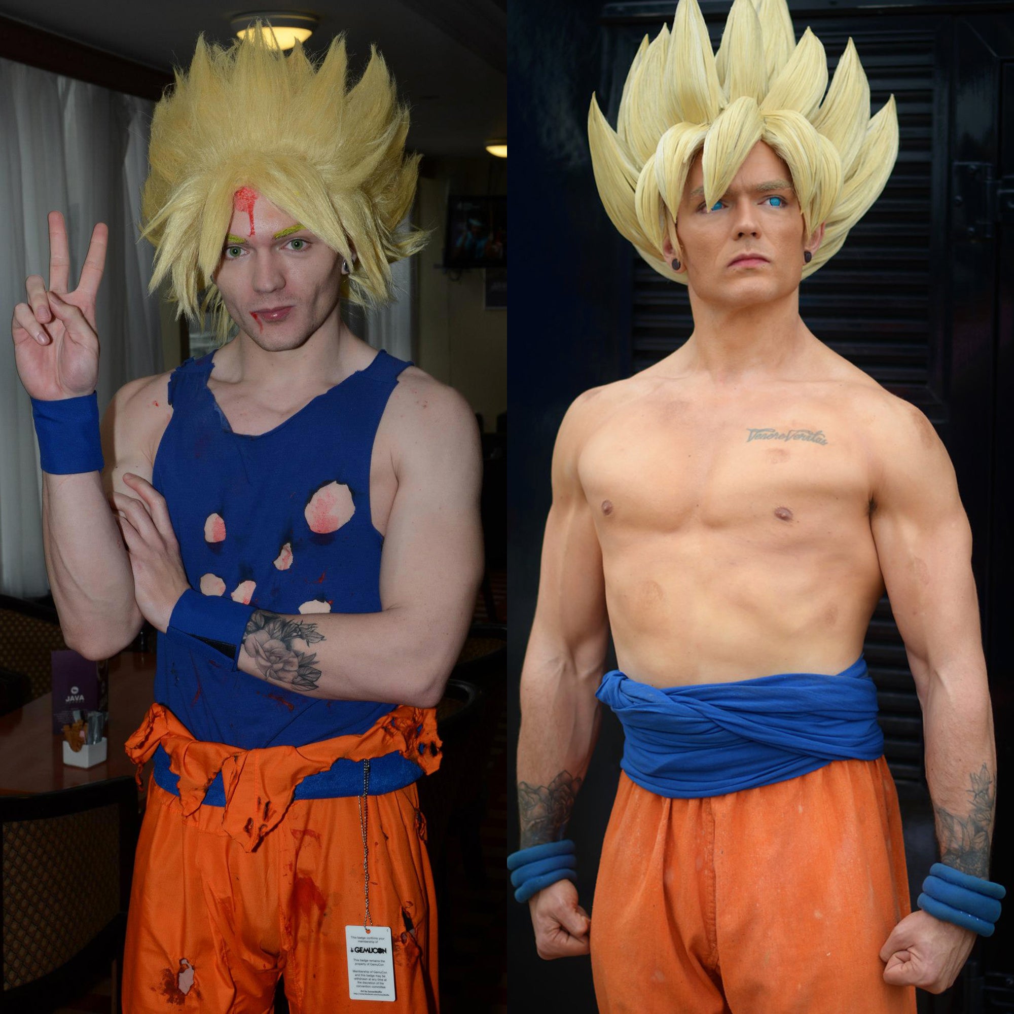 Dragon Ball Z Son Goku Cosplay Epic Fitness Transformation