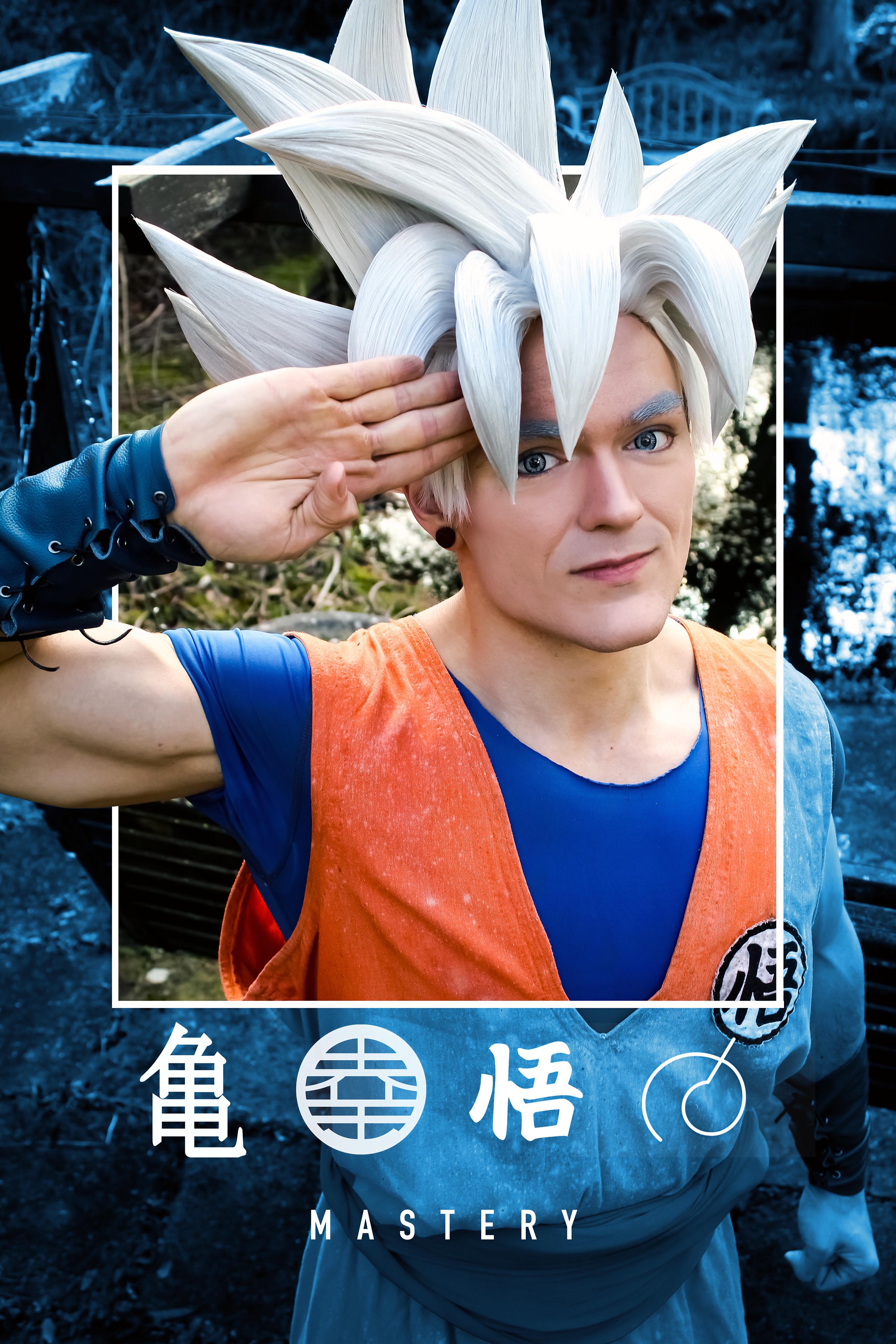 Mastered Ultra Instinct Goku cosplay from DragonBall Super