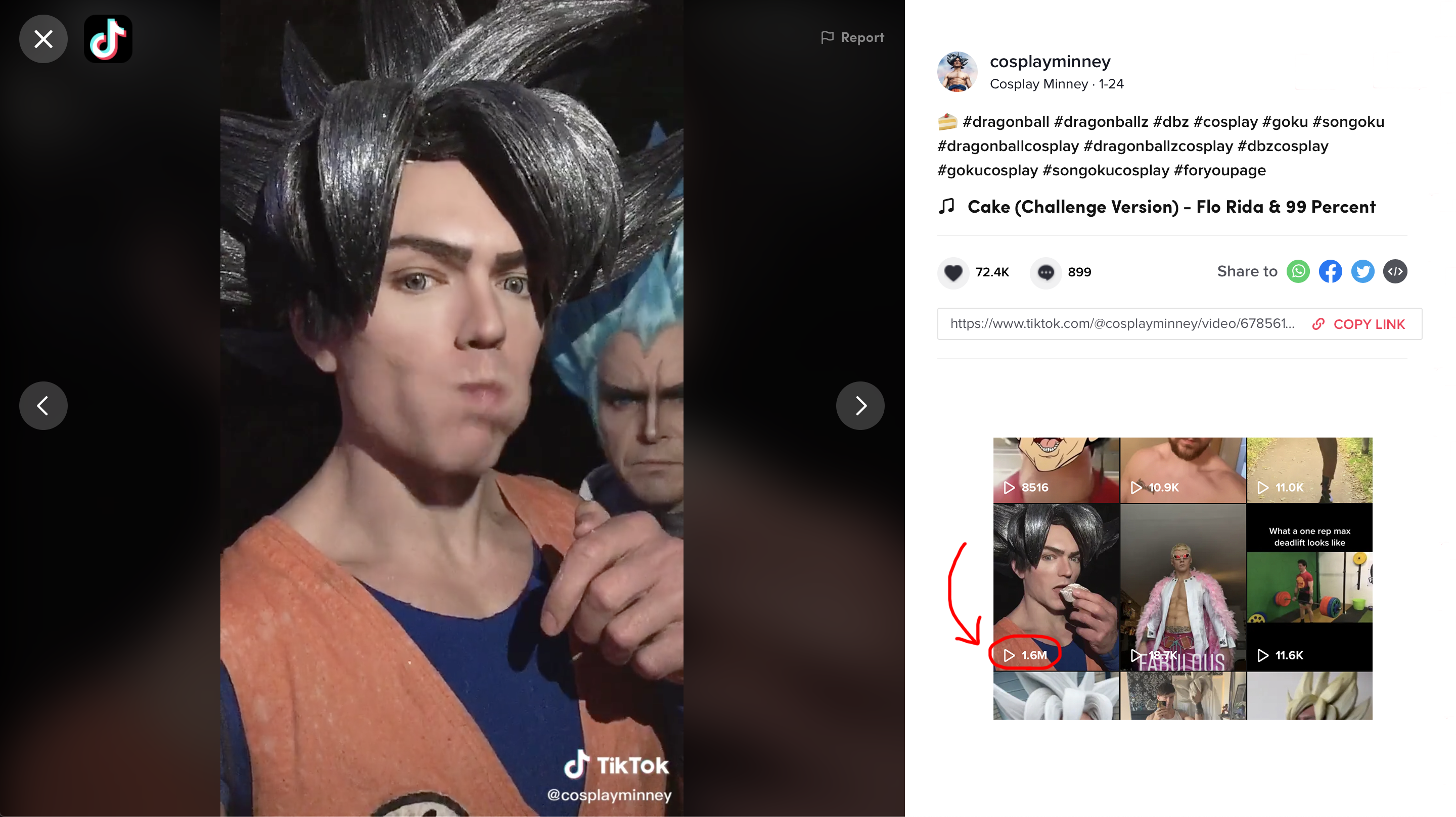 Why Tiktok has crazy reach for cosplayers and personal brands - Tiktok Goku gives his two cents