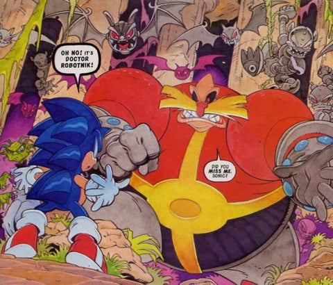 Robotniks appearance and personality in STC sonic the comic is like a mix of SATAM robotnik and aosth robotnik