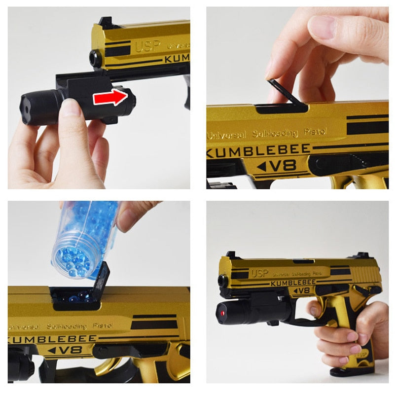 Desert Eagle Gun Toy With Water Bullet Zuzez