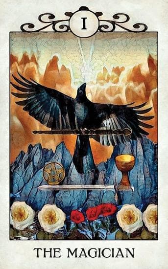 Murder of Crows Tarot Card for Divination English version Tarot Deck Card  Oracle Card Board Game for Adult with PDF Guidance-Board Games- - AliExpress