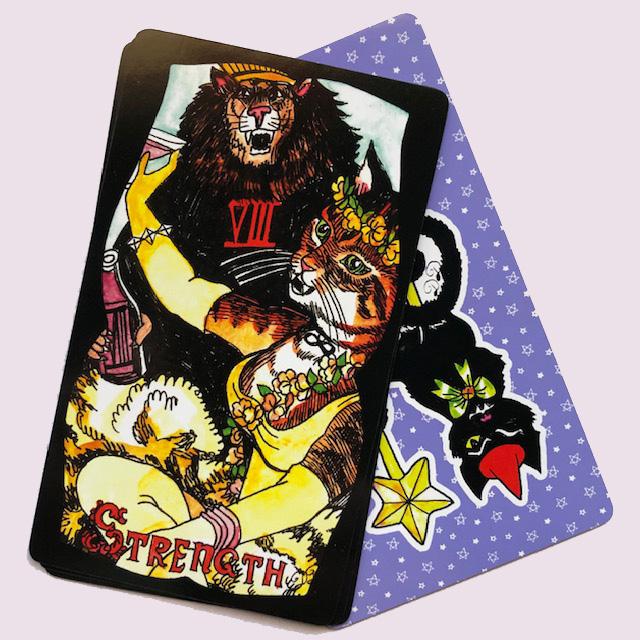 Dame Darcy Witchy Cat Tarot with magnetic keepsake box — TarotArts