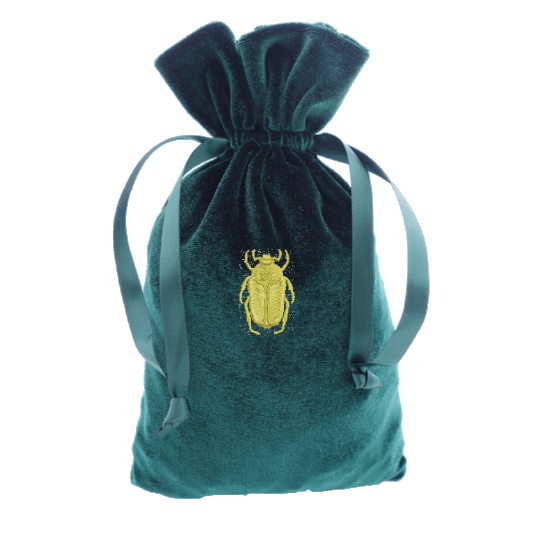 Tarot Bag with Gold Scarab Bag