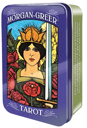 Morgan-Greer Tarot in a Tin Tarot Deck