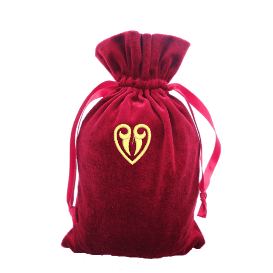 Tarot Bag with Gold Heart Bag