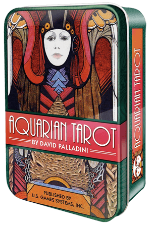 Aquarian Tarot in a Tin Tarot Deck