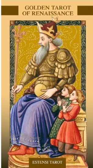 Golden Tarot of the Renaissance (Estensi Tarot) Tarot Deck