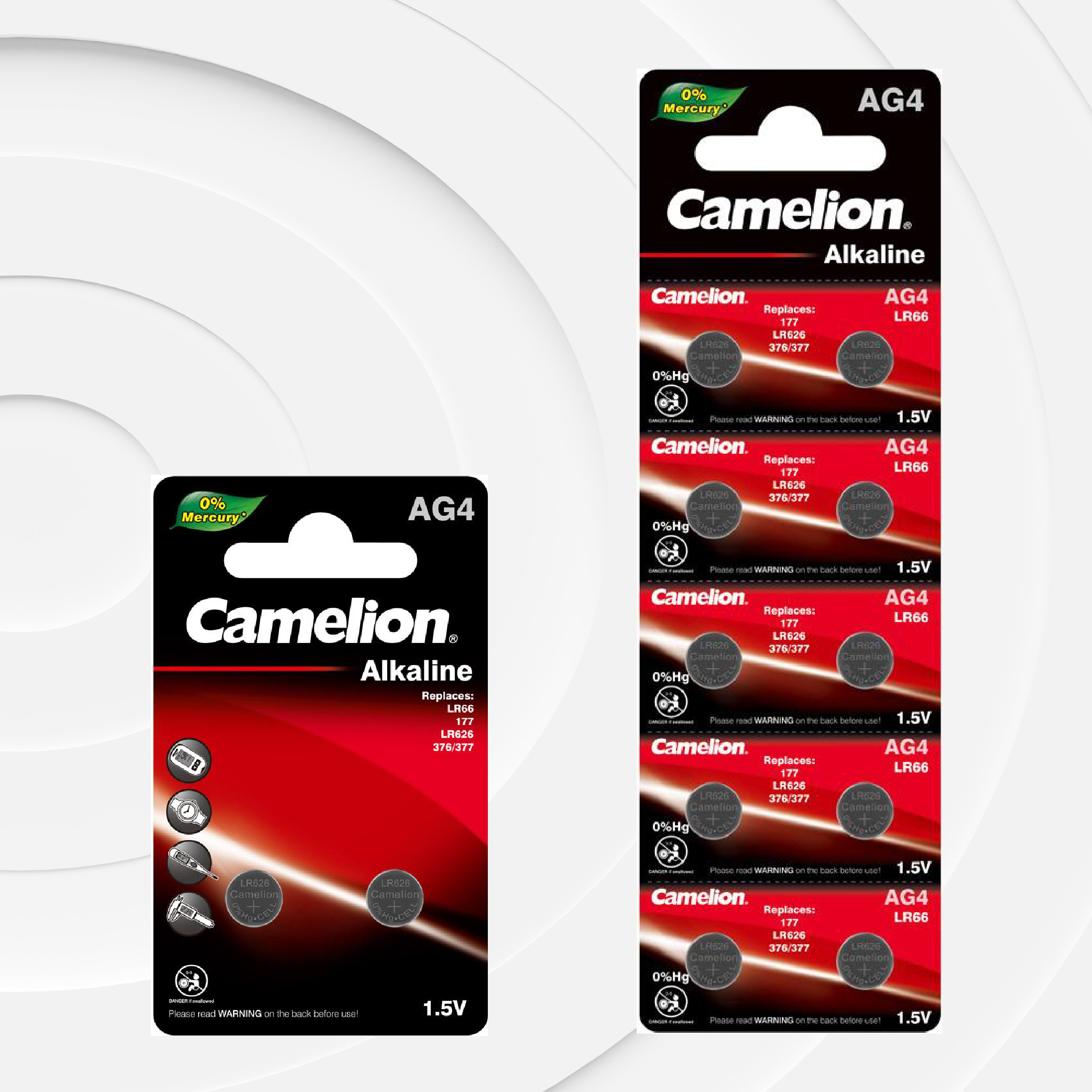 Piles CAMELION Kingcell lot de 10 piles bouton lr1130 ag-10 390 alcaline  lithium pour calculatrice, montre 1,5 v