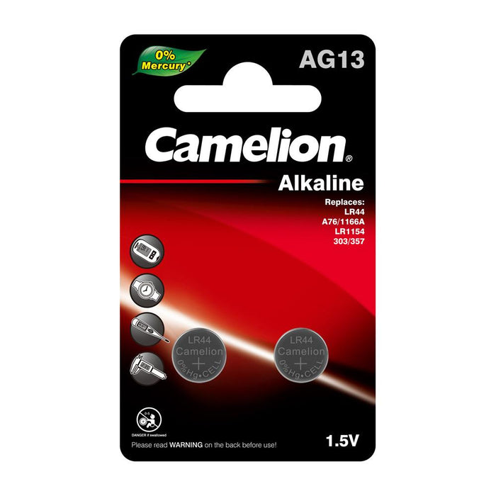 Camelion Ag13 357 Lr44 1 5v Button Cell Battery Batteries 4 Stores
