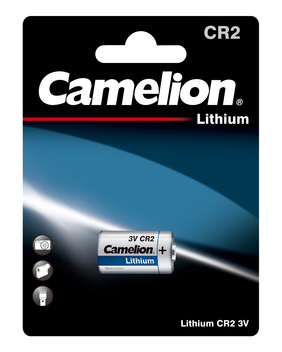 Camelion 1 pile Lithium photo CR-123A 3Volt 1300 mAh