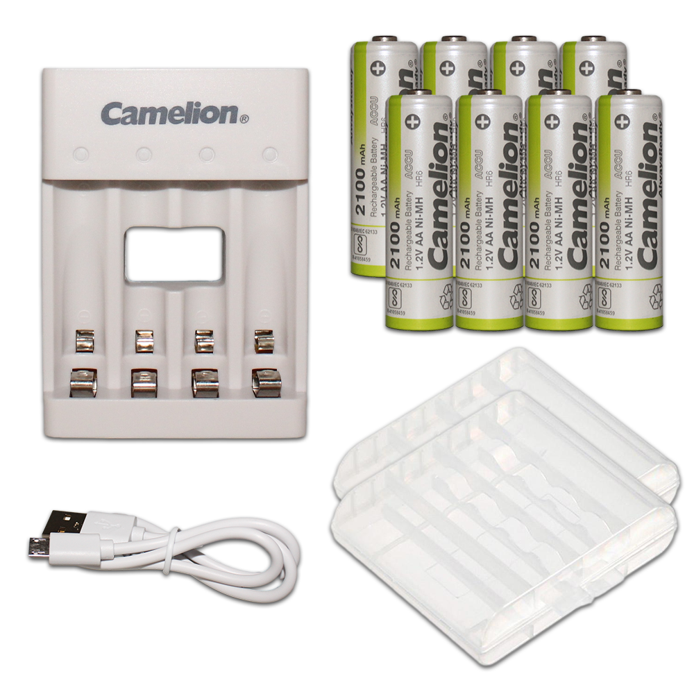Camelion - 4 piles rechargeables ( accus ) AAA / HR03 NiMH 1000mAh