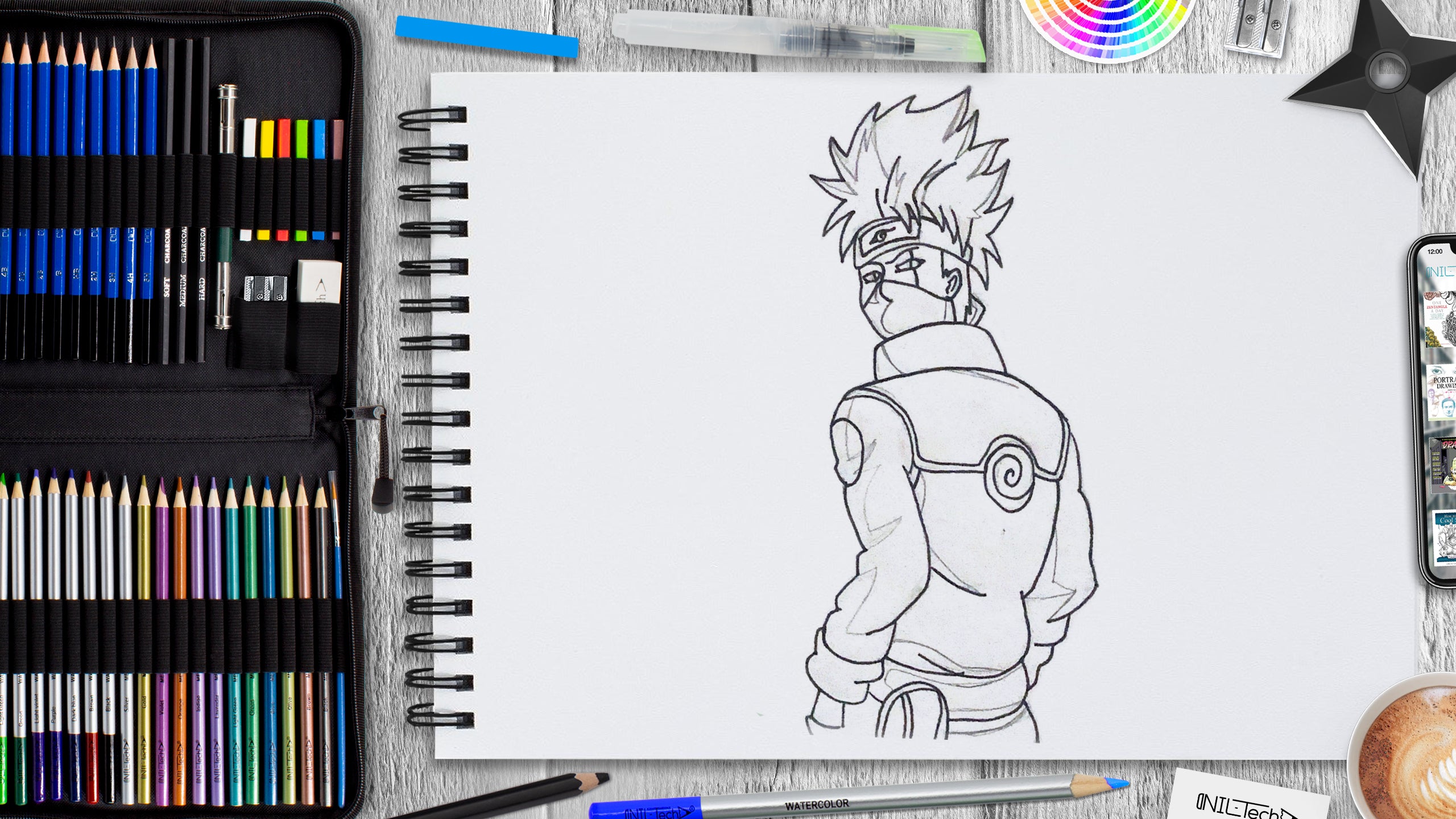 naruto full body drawing easy - Clip Art Library