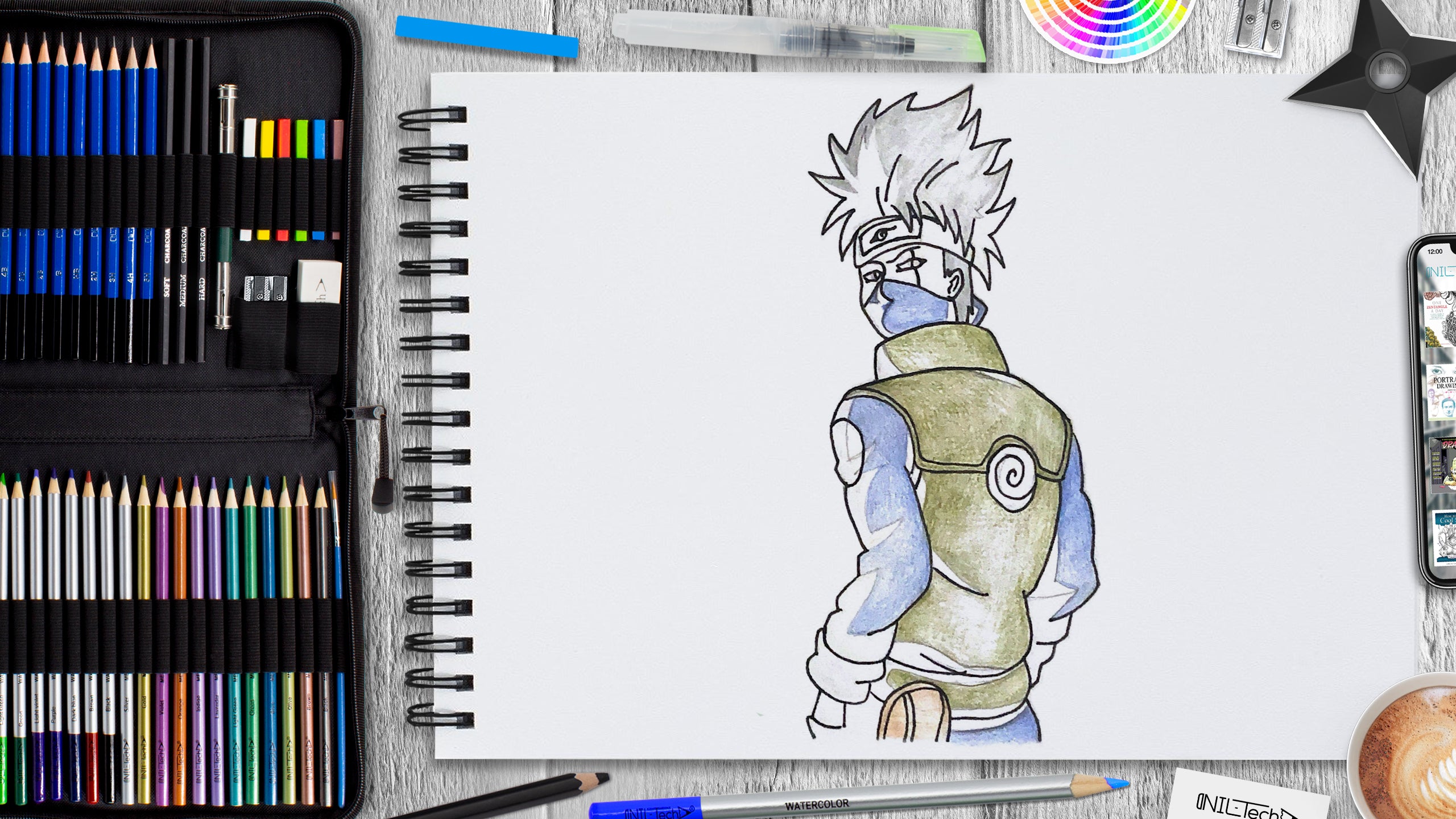 kakashi drawing