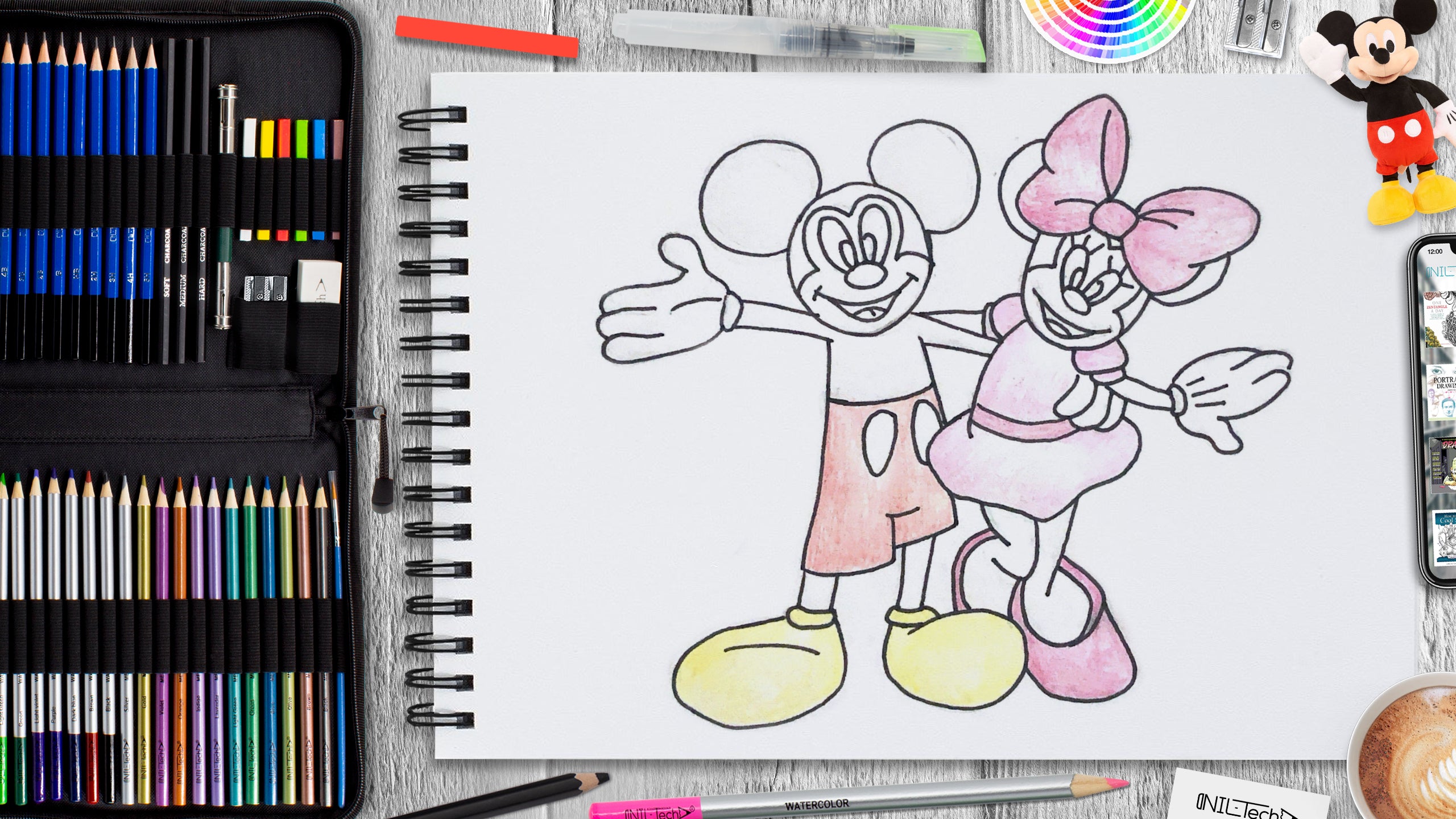30 Magical Disney drawing sketch ideas  Inspiration  Brighter Craft  Mickey  mouse drawings Mickey drawing Mickey mouse drawing easy
