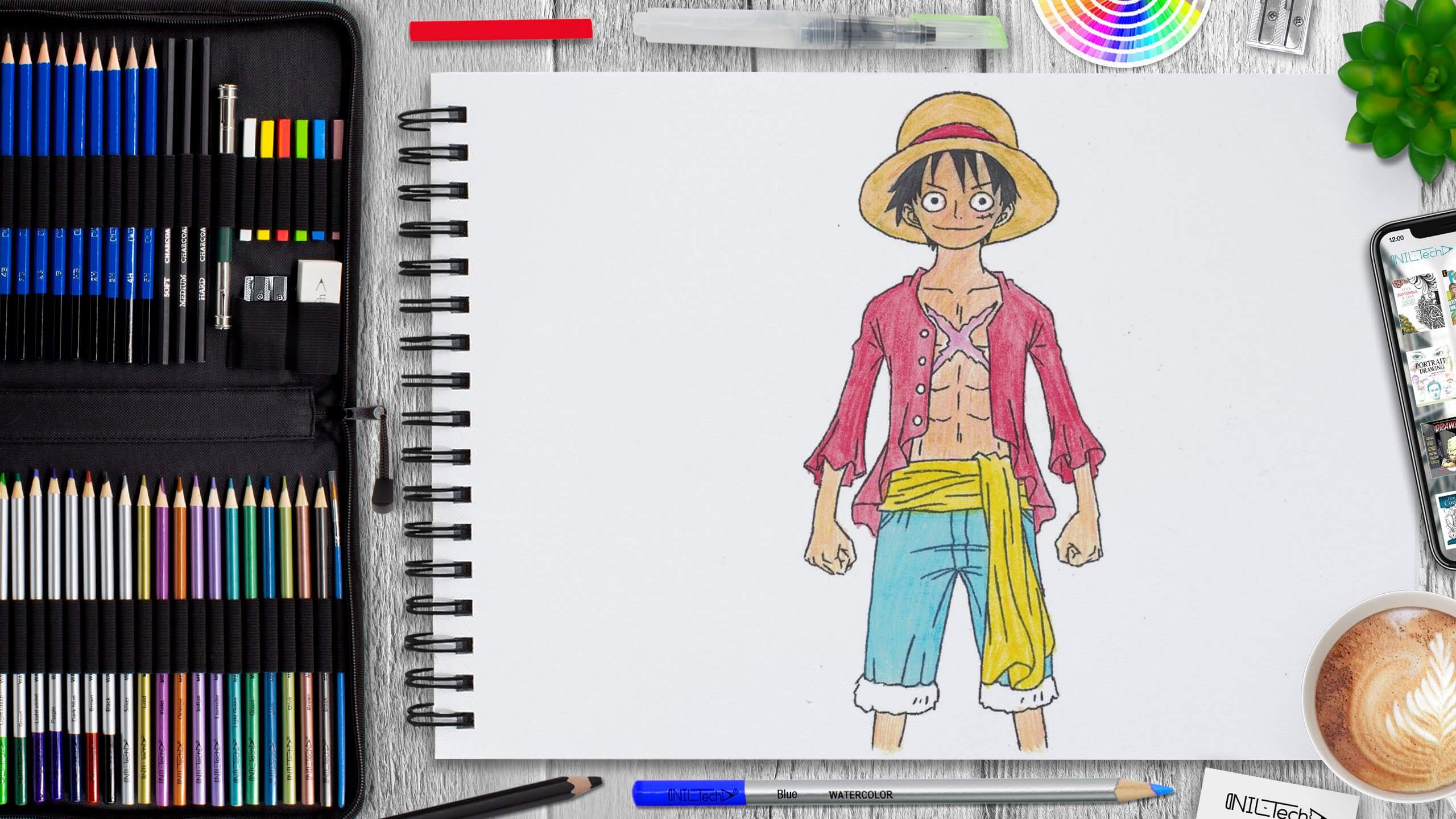 One Piece sketch, One Piece, Roronoa Zoro, Tony Tony Chopper, Usopp HD  wallpaper | Wallpaper Flare