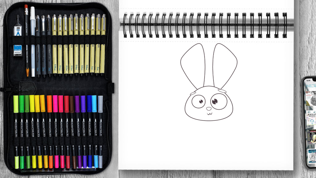 rabbit drawing tutorial