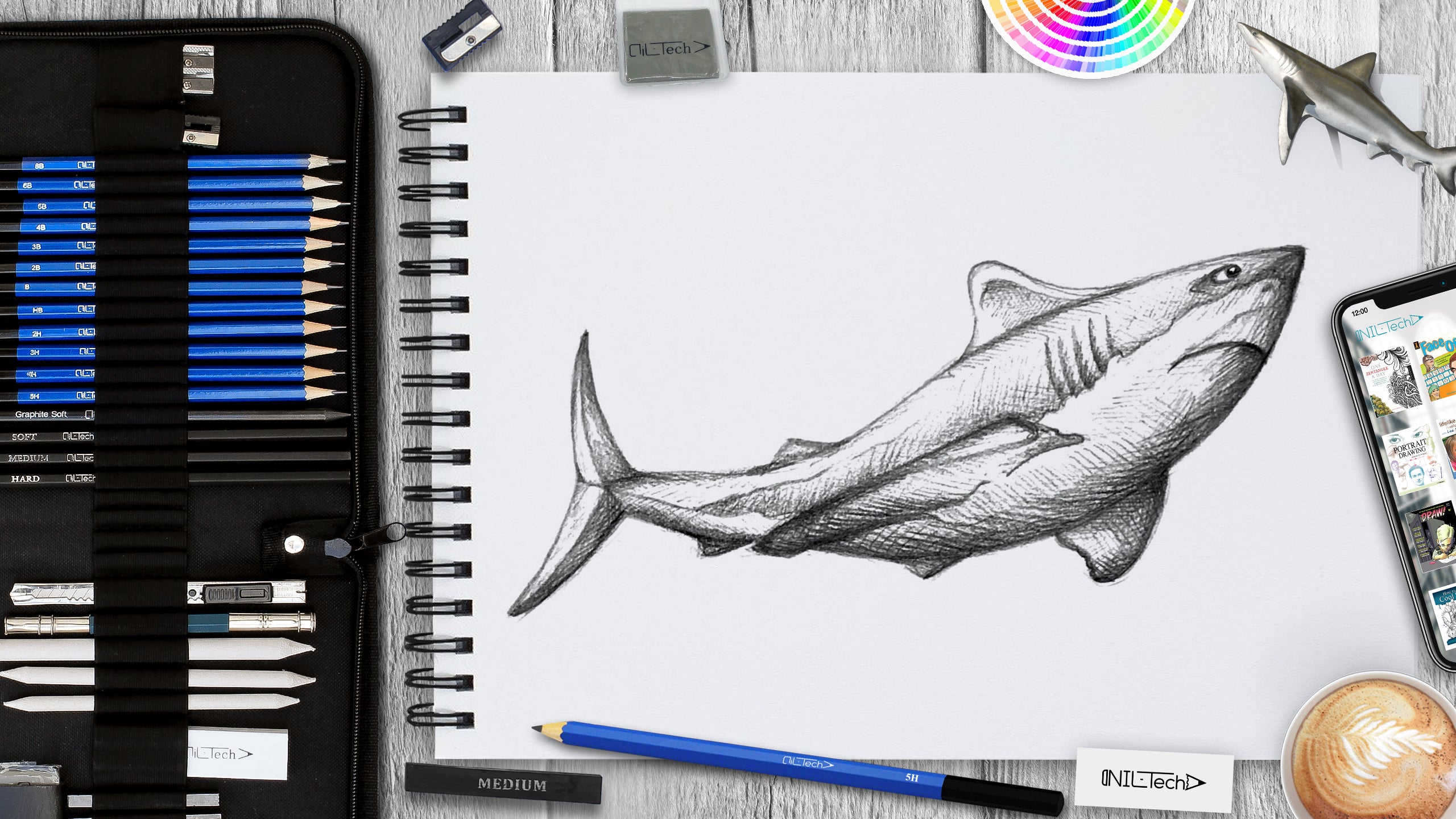 How to draw a fish · Sketch a Day