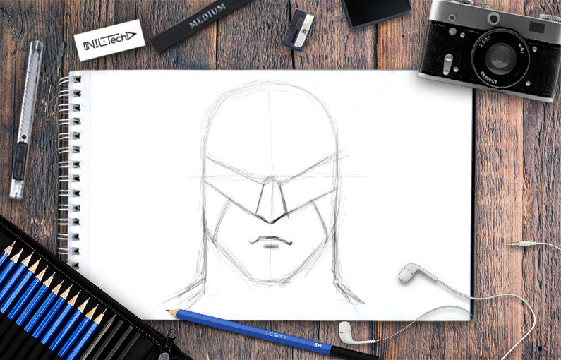 How to Draw Batman | Nil Tech 