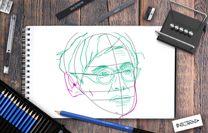 X 上的Muhammad HarirStephen Hawking Pencil on Paper sketch drawing  artwork stephenhawking StephenHawking8 httpstco1JtP8PUBJs  X