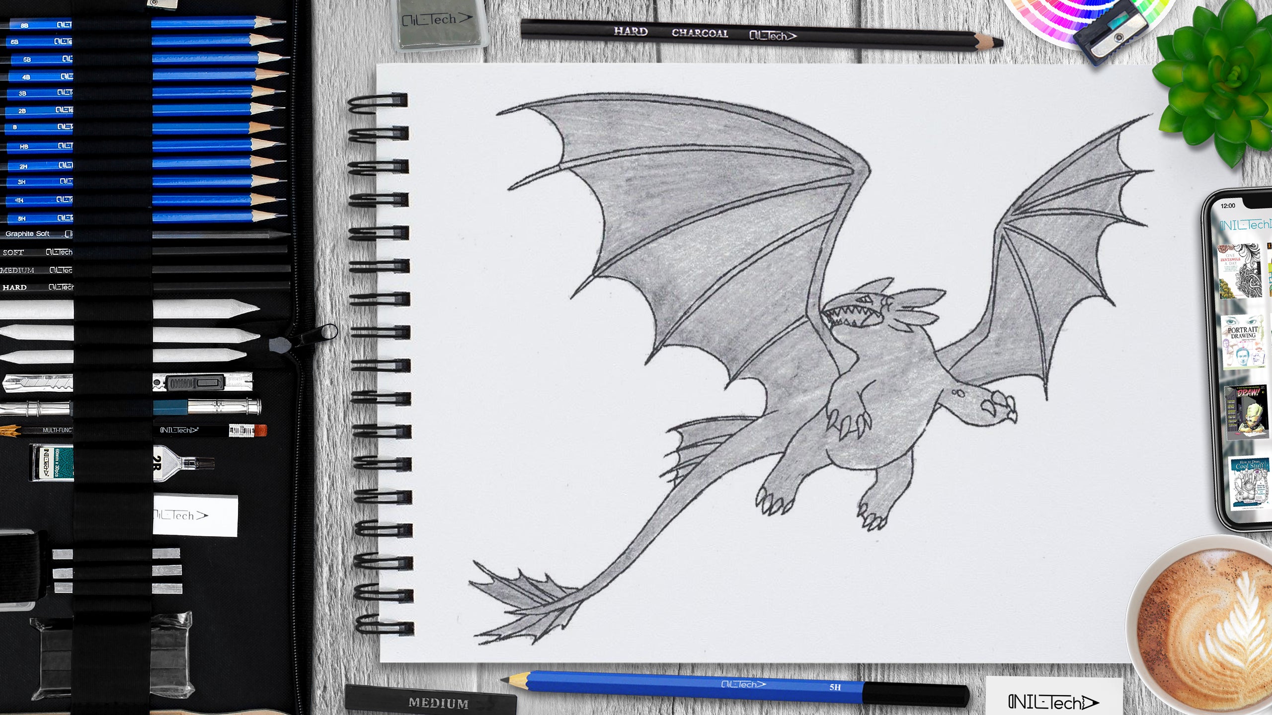 How to Draw Toothless - Easy Drawing Art